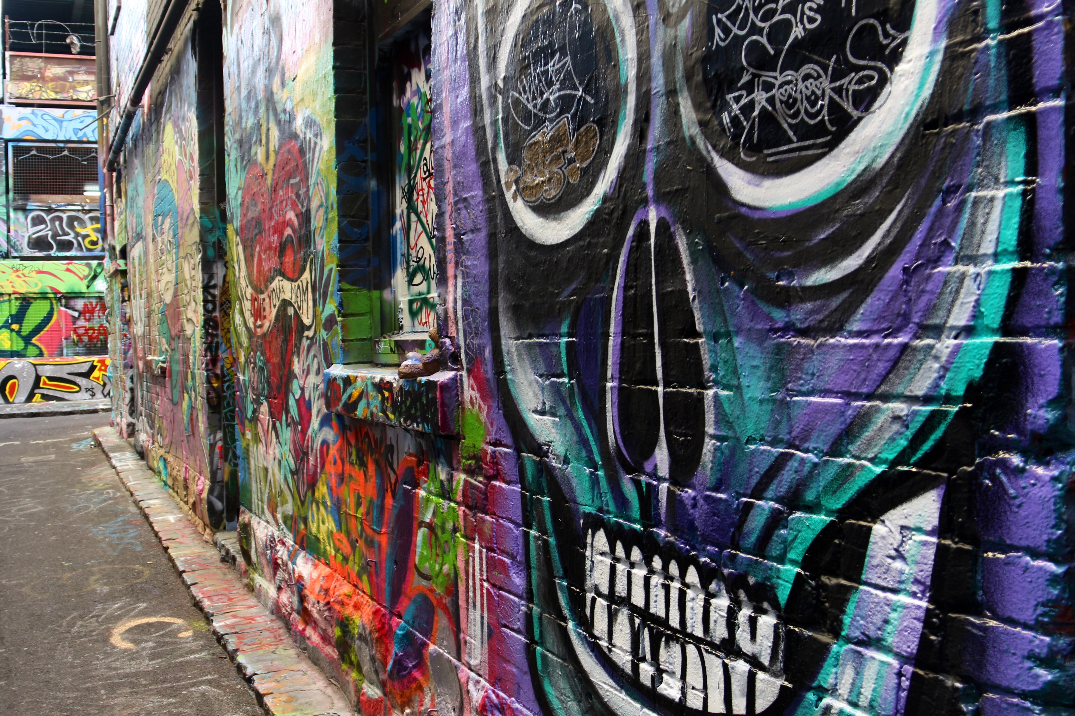 Australië – melbourne, de stad van de kleine graffiti en ...